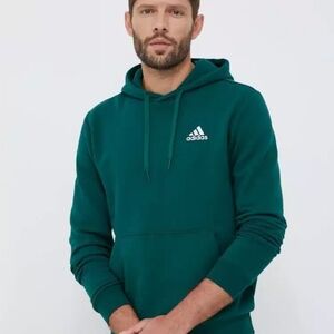 Adidas Men's Forest Green Hoodie